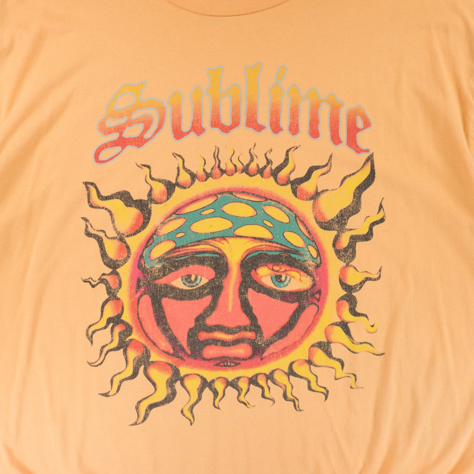 Sublime Оранжева Тениска с Графика