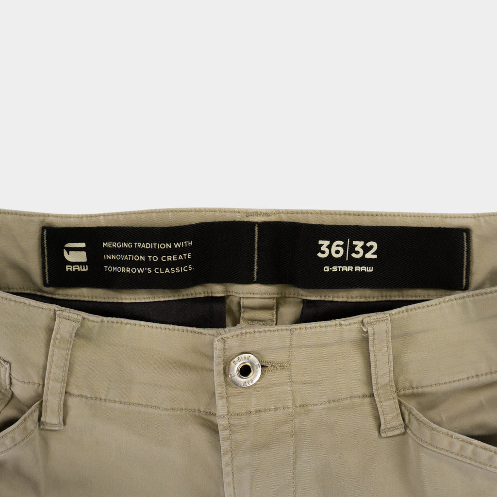 G-Star Raw Rovic Zip 3D Tapered Бежови Карго Панталони