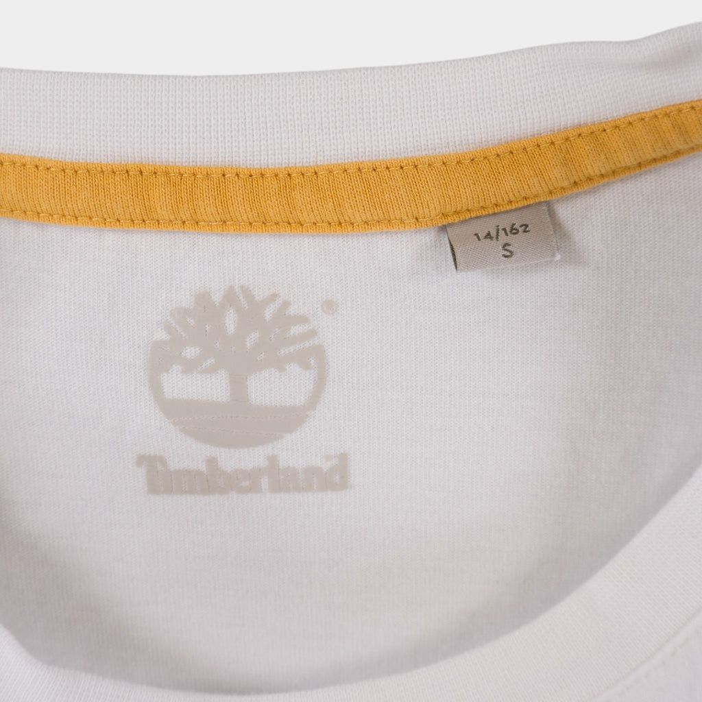 Timberland Бяла Тениска с Графика