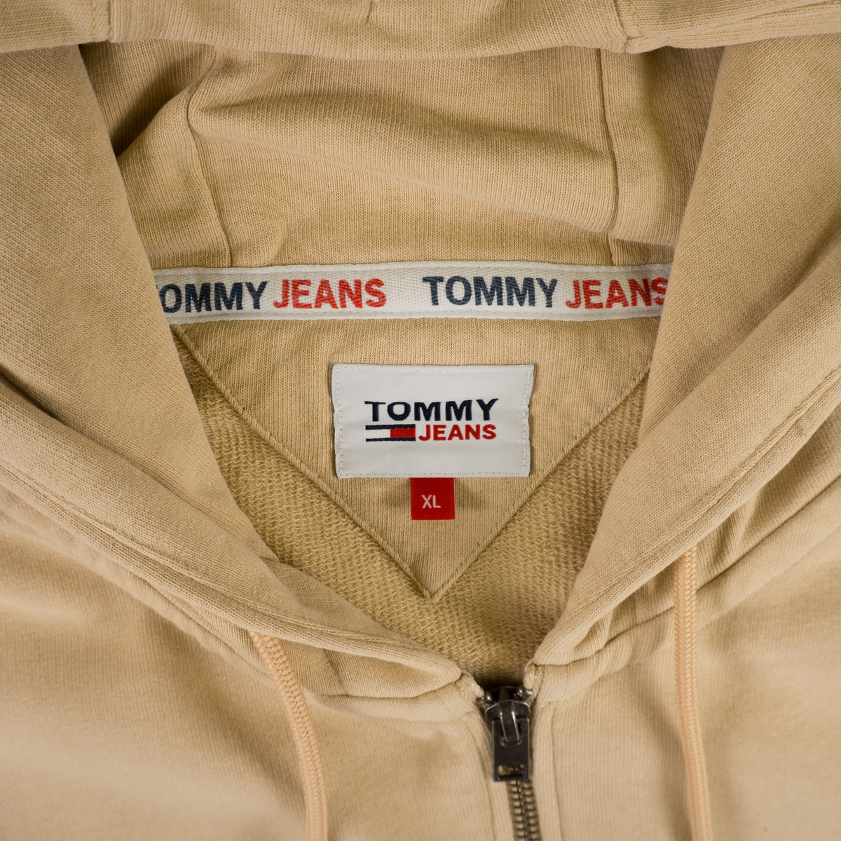 Tommy Hilfiger Бежов Суичър с Цип