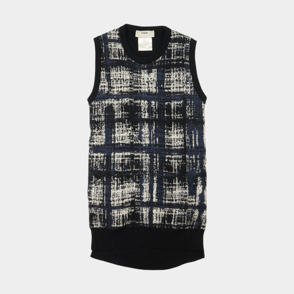 Fuzzi Вълнен Пуловер без Ръкави