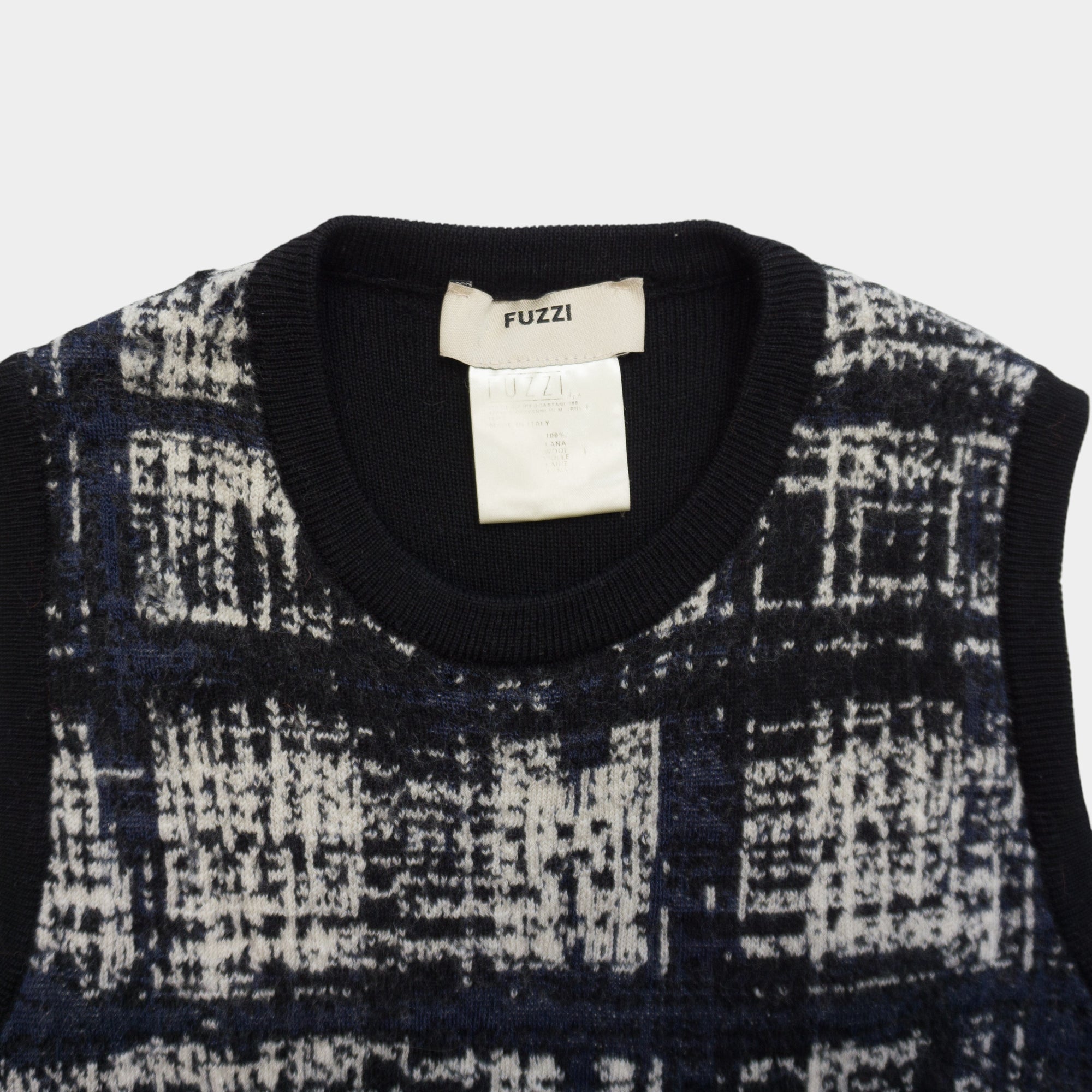 Fuzzi Вълнен Пуловер без Ръкави