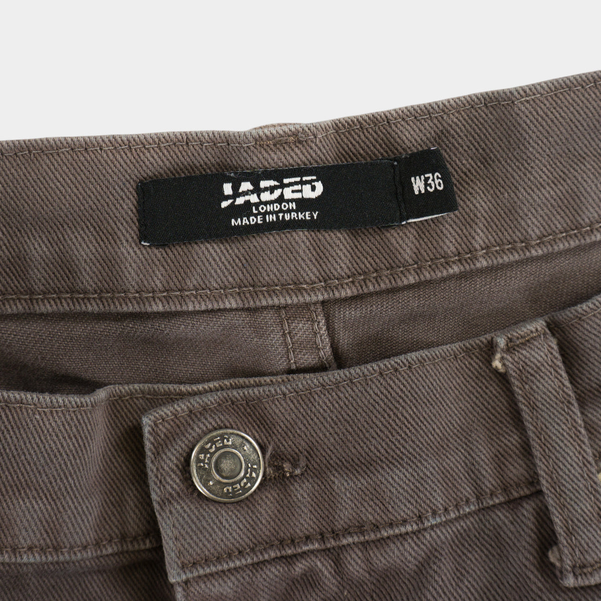 Jaded London Double Knee Carpenter Кафяви Дънки