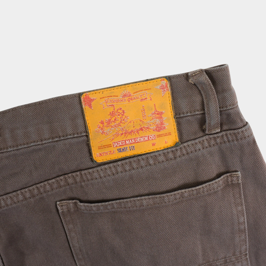Jaded London Double Knee Carpenter Кафяви Дънки