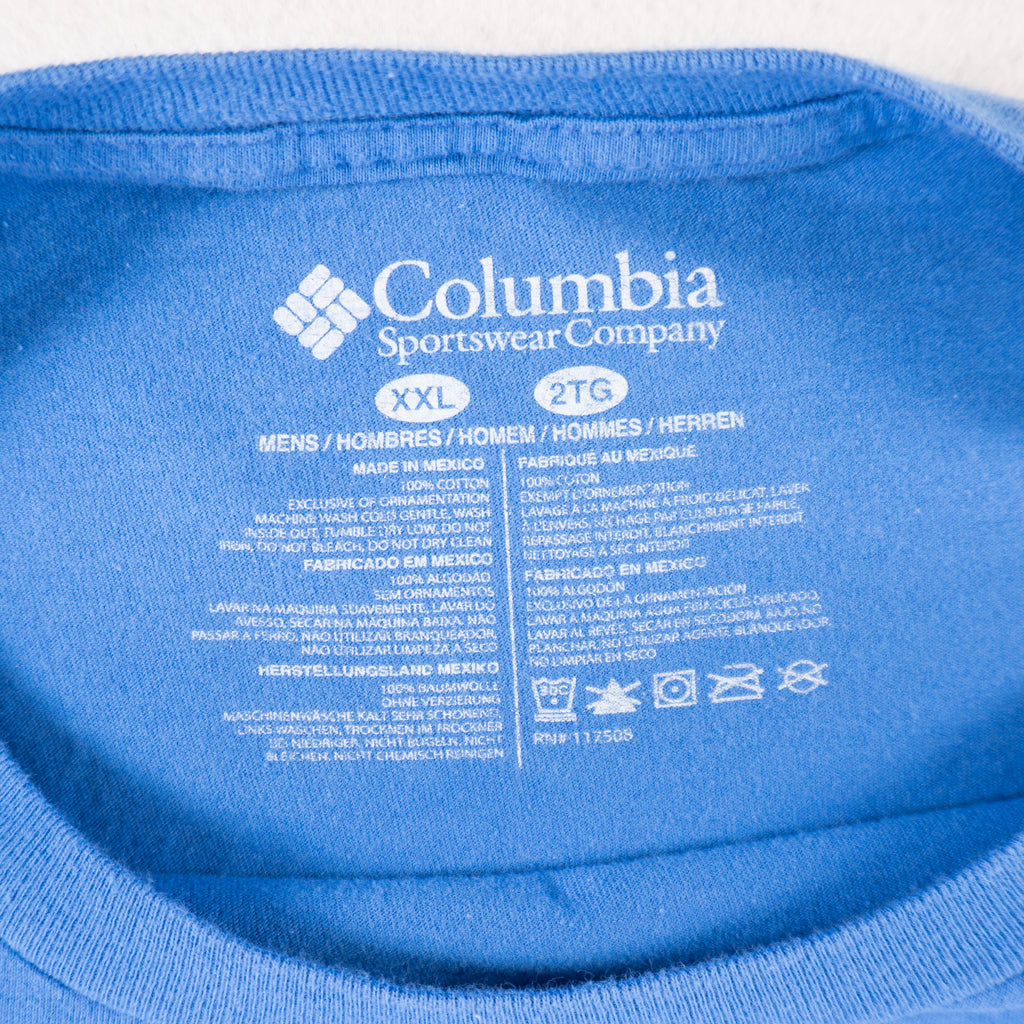 Columbia Синя Тениска с Графика