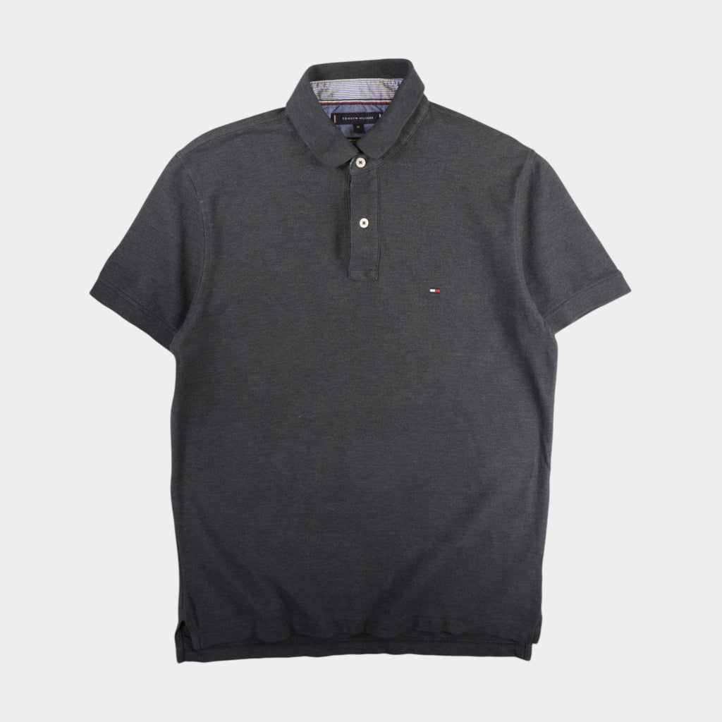 Tommy Hilfiger Сива Тениска с Яка