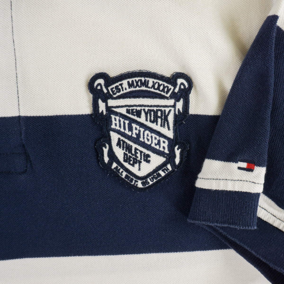 Tommy Hilfiger Раирана Тениска с Яка