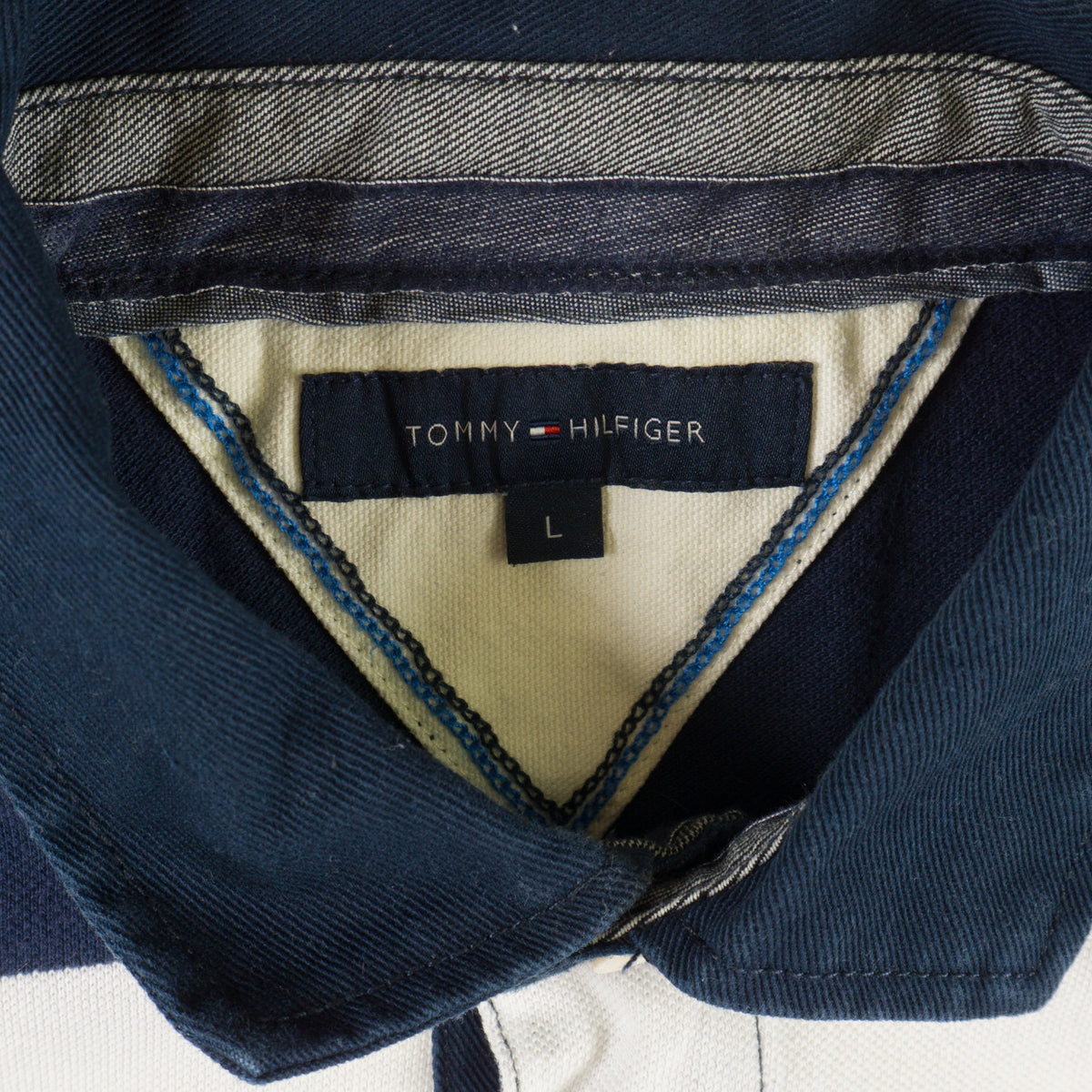 Tommy Hilfiger Раирана Тениска с Яка