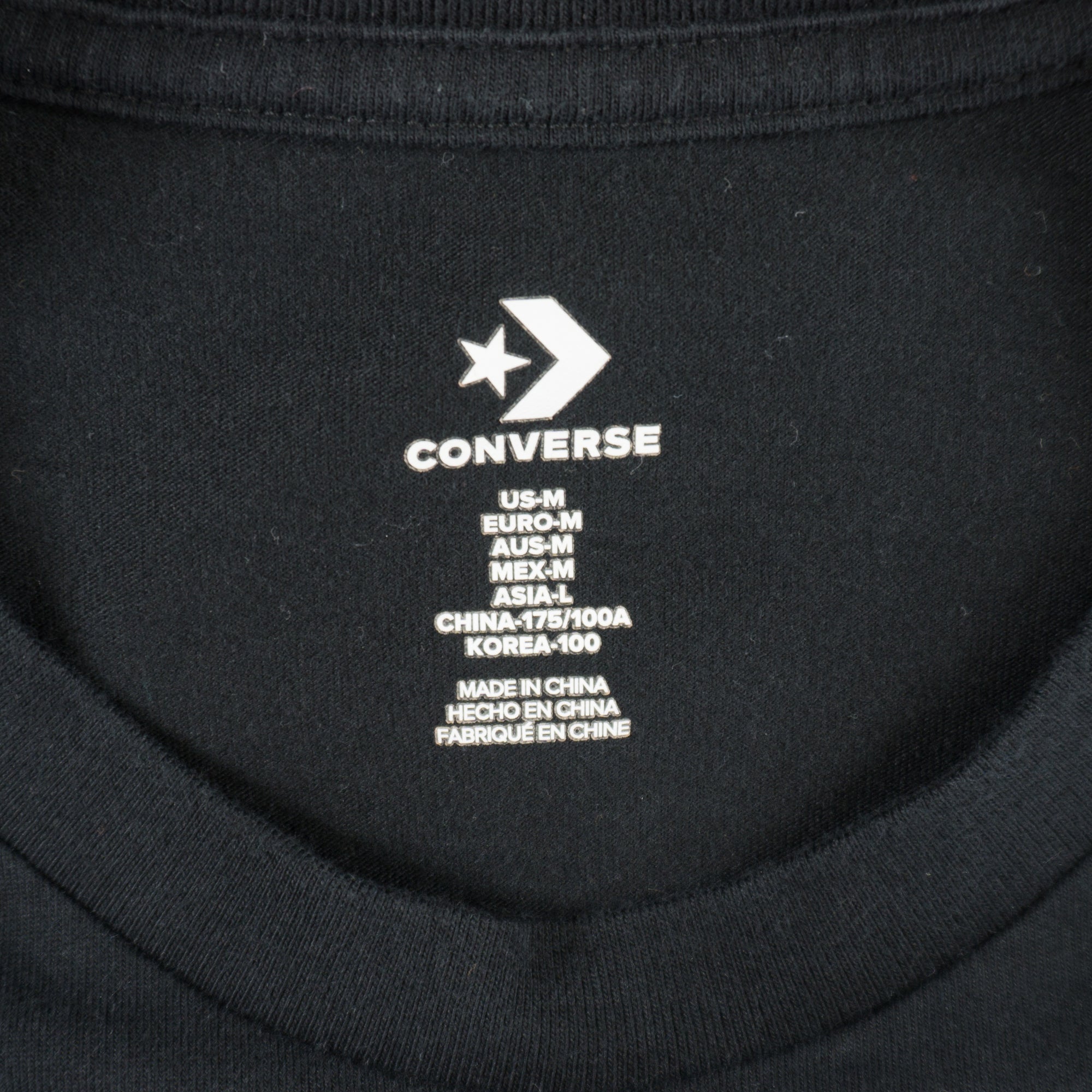 Converse Черна Тениска
