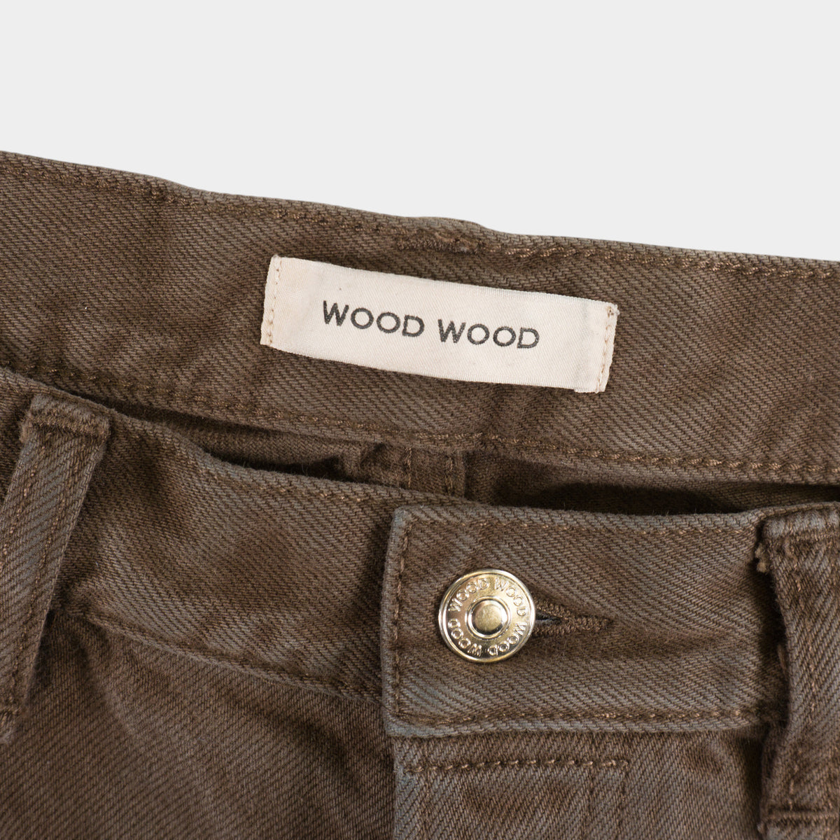 Wood Wood Кафяви Дънки