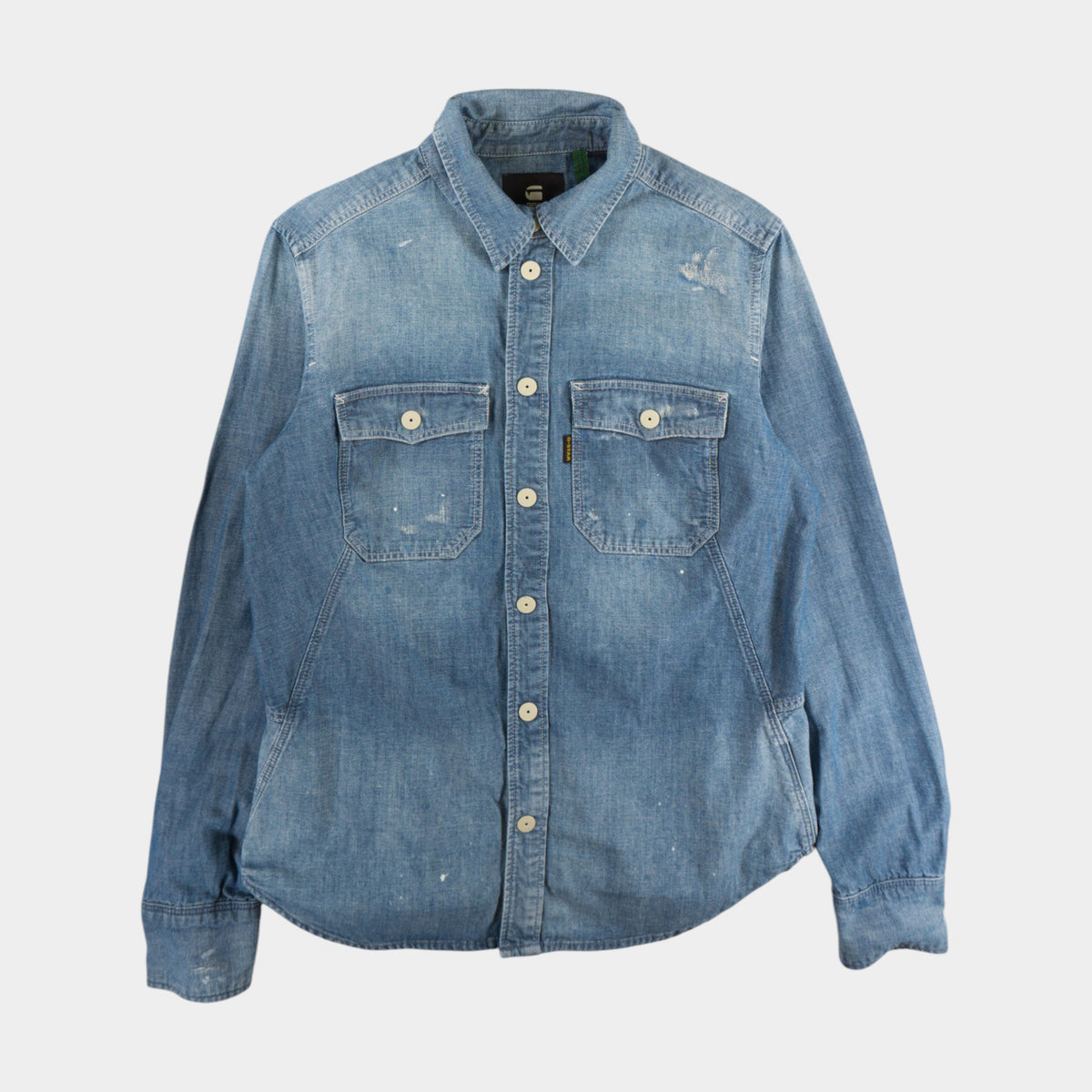G-Star Raw Дънкова Риза с Дълъг Ръкав