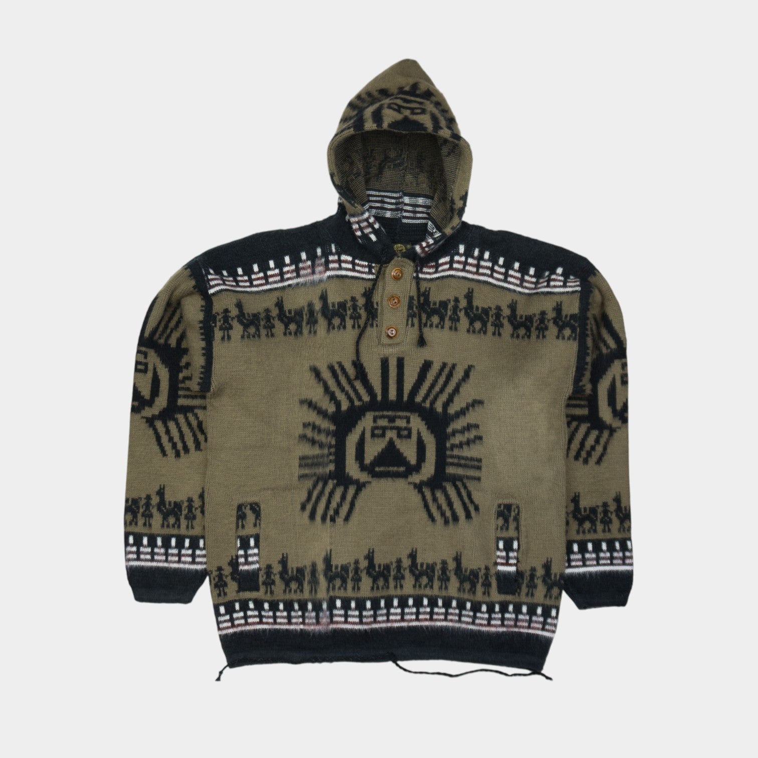 Tejidos Ruminahui Vintage Вълнен Суичър