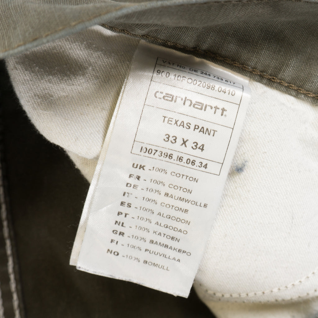 Carhartt Texas Pant Зелени Панталони
