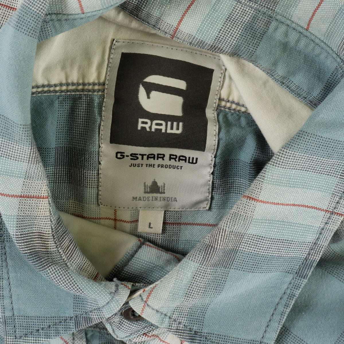 G-Star Raw Карирана Риза с Дълъг Ръкав