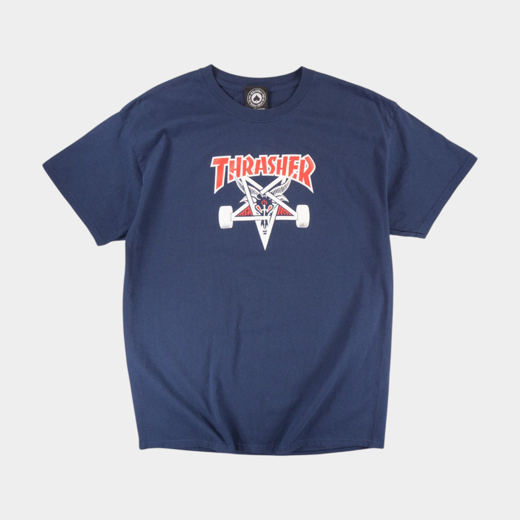 Thrasher Тъмно Синя Тениска