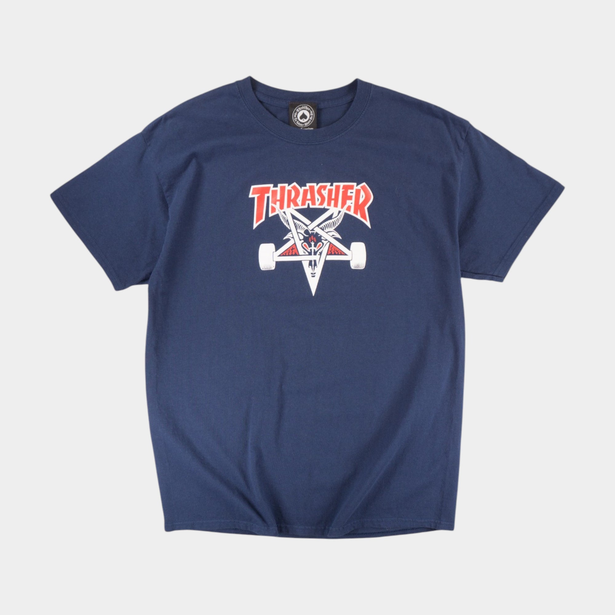 Thrasher Тъмно Синя Тениска