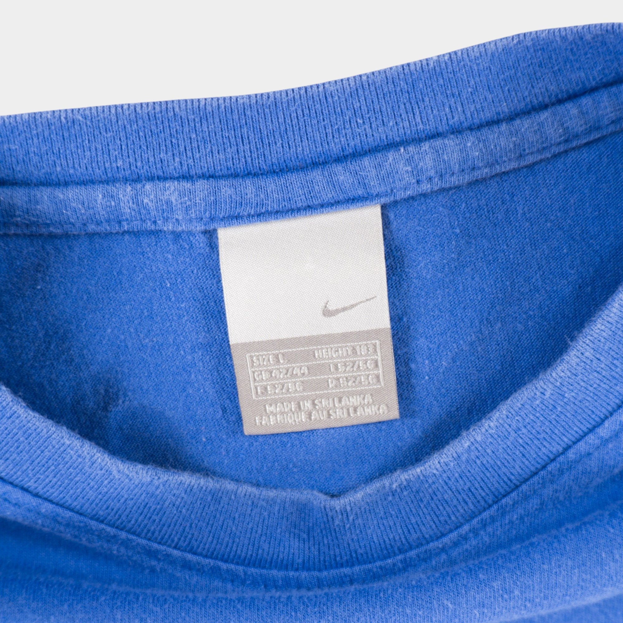 Nike Vintage Синя Тениска Adriano Бразилия