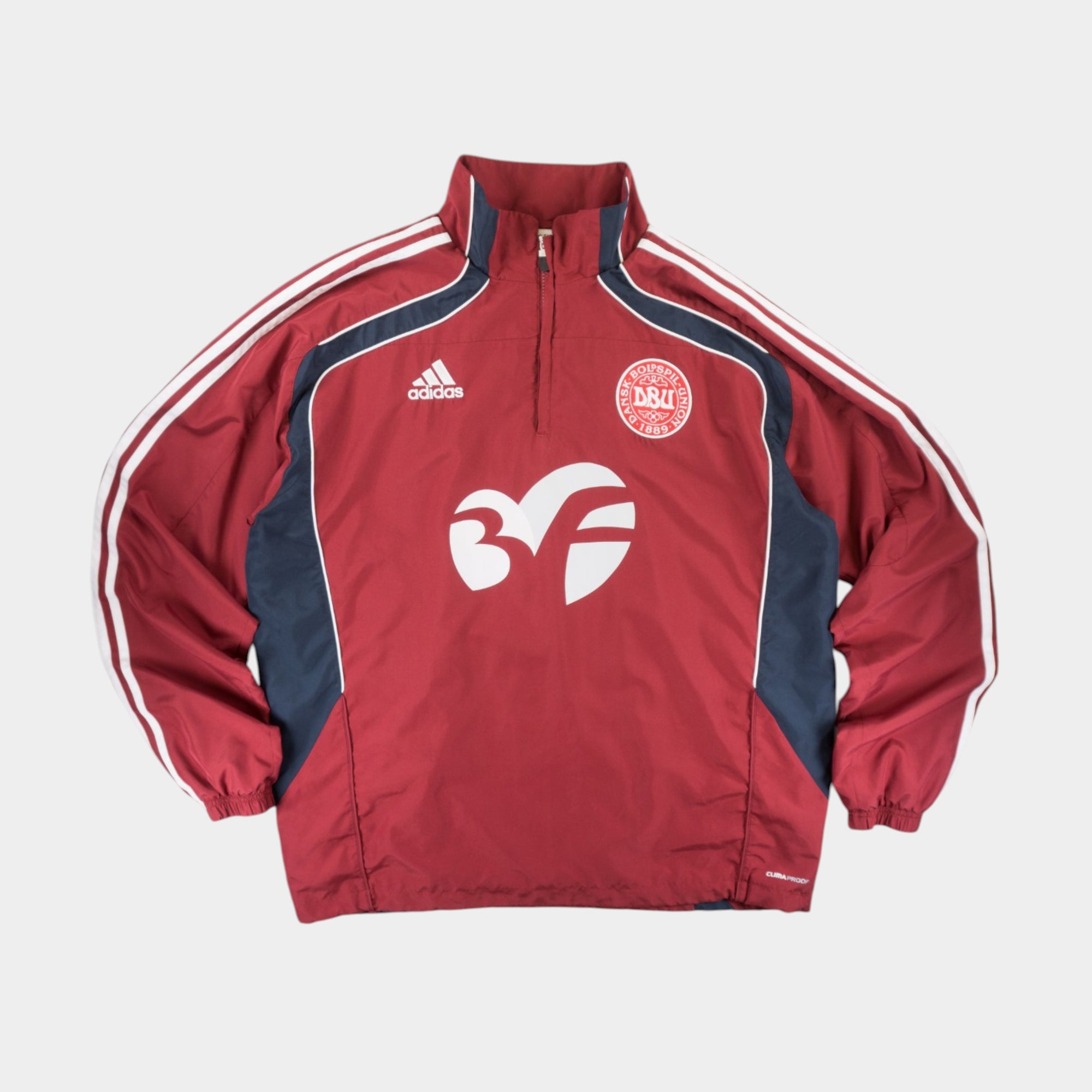 Adidas Червено Горнище Дания