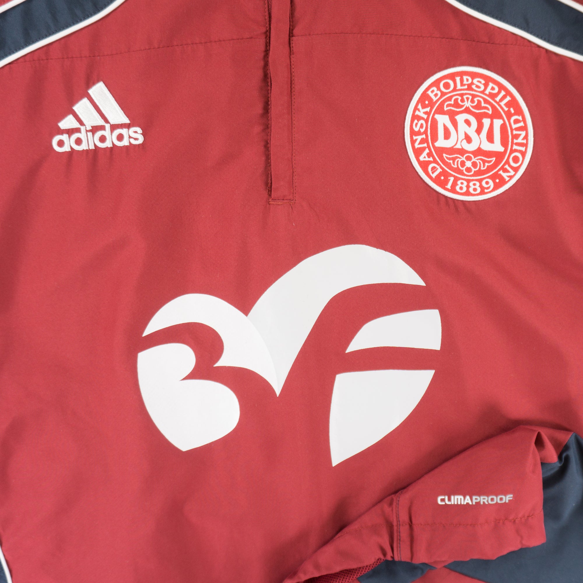 Adidas Червено Горнище Дания