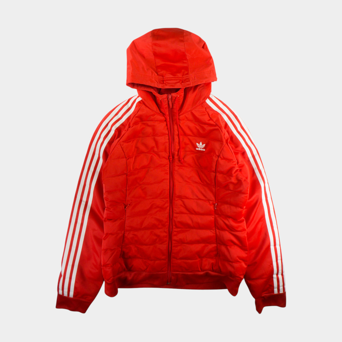 Adidas Originals Подплатено Червено Яке