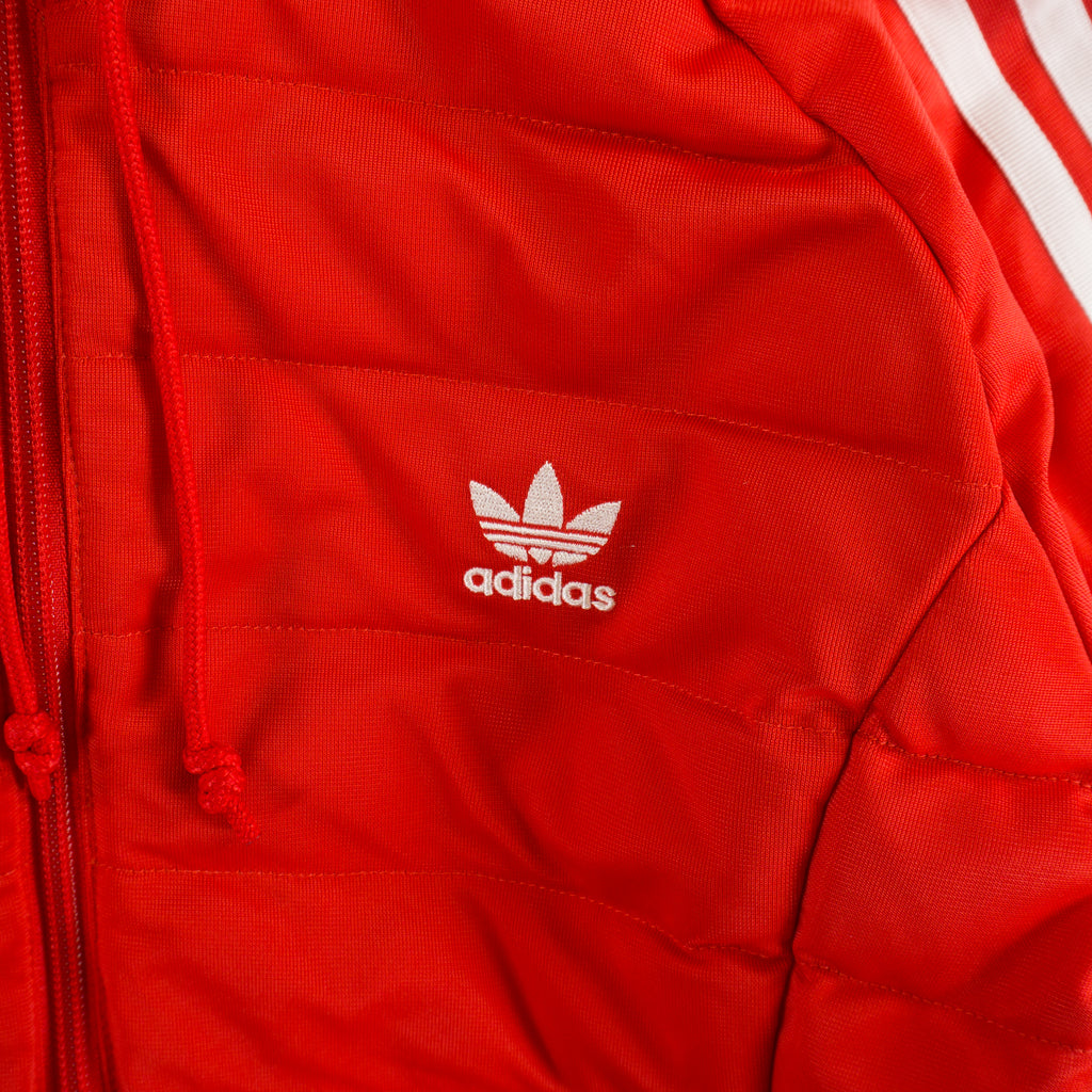 Adidas Originals Подплатено Червено Яке