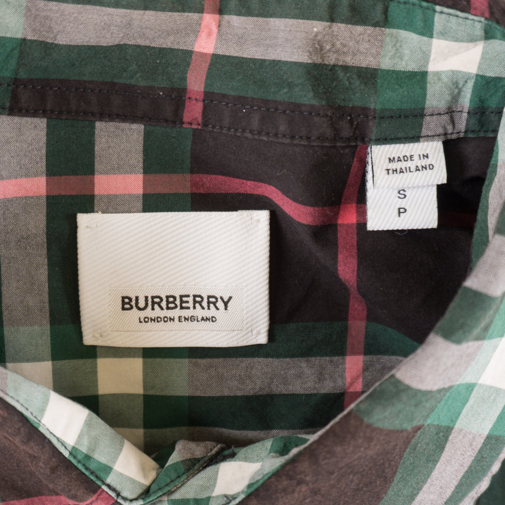 Burberry Карирана Риза с Дълъг Ръкав