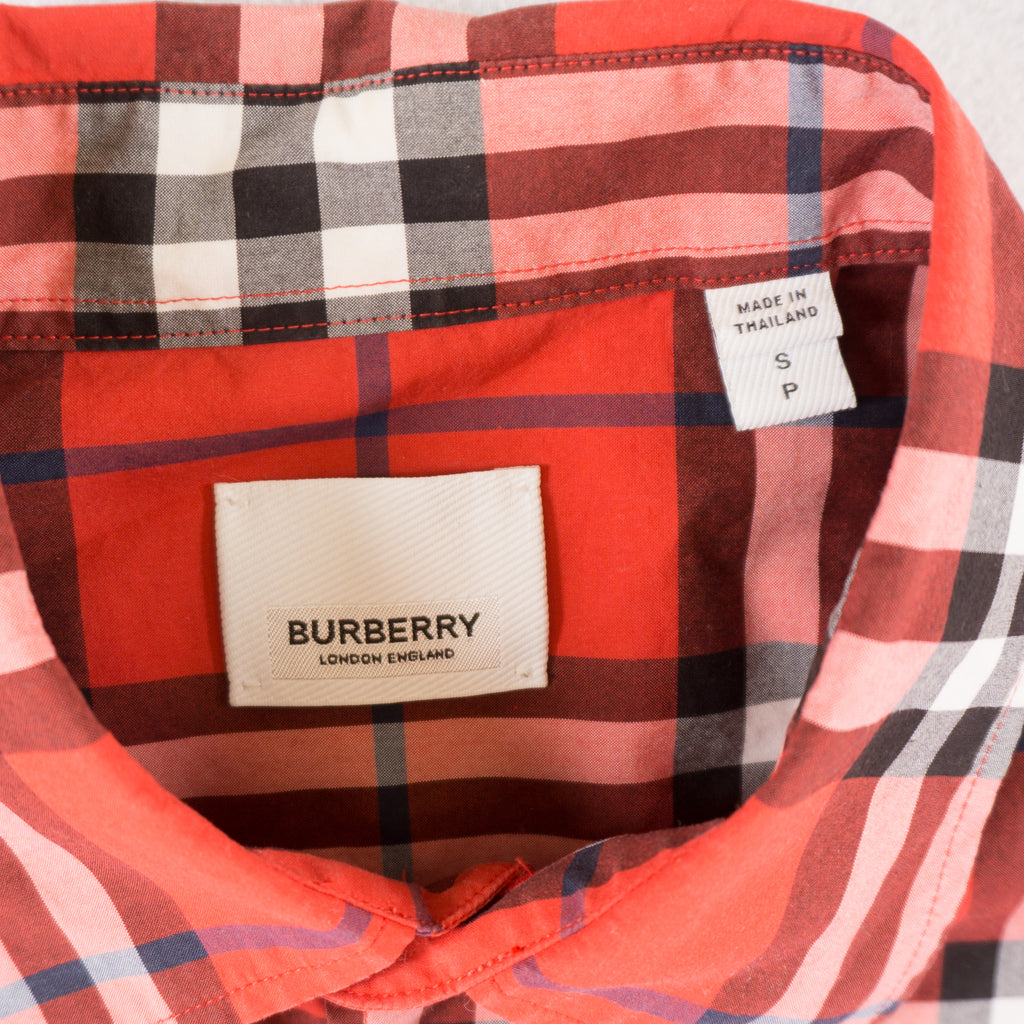 Burberry Карирана Риза с Дълъг Ръкав
