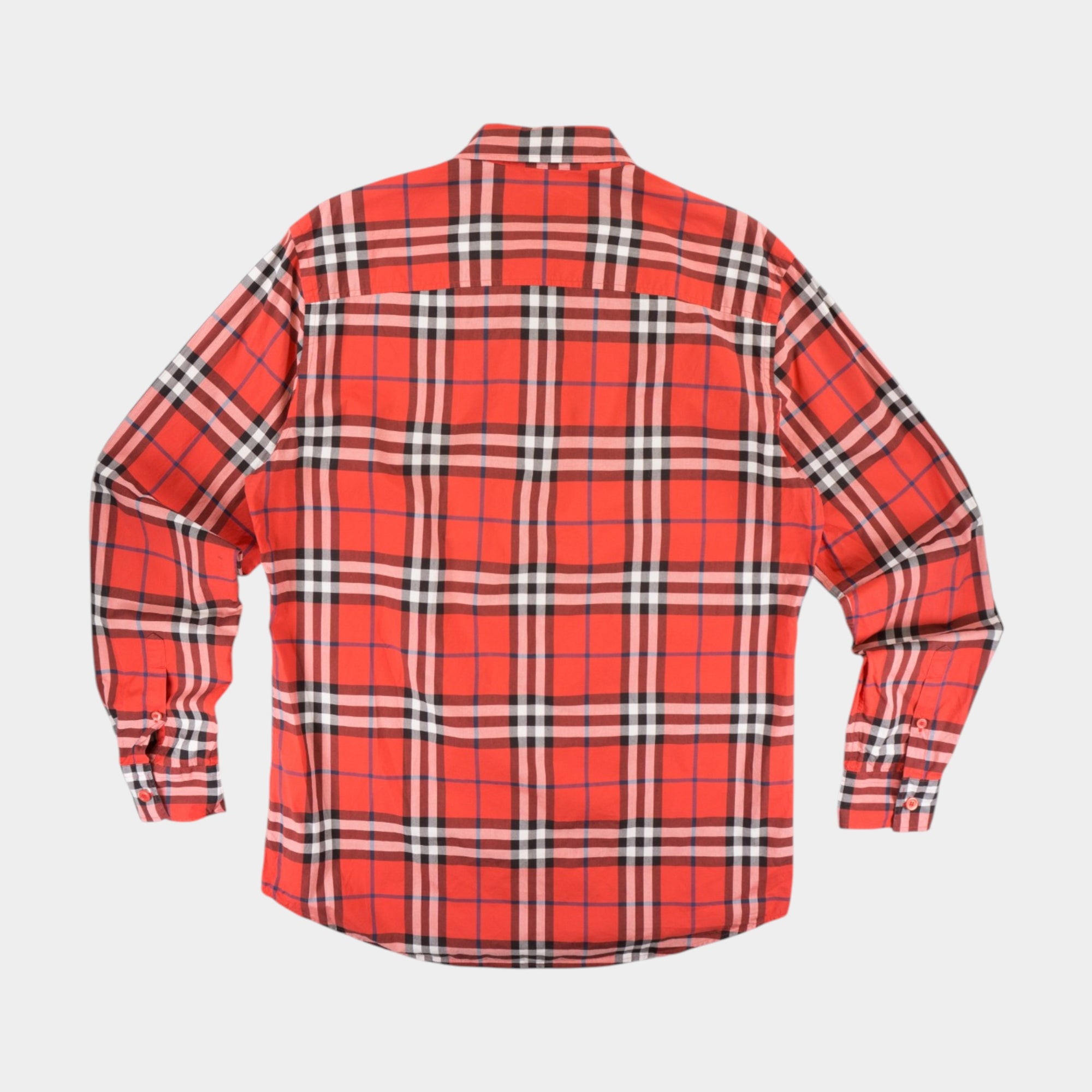 Burberry Карирана Риза с Дълъг Ръкав