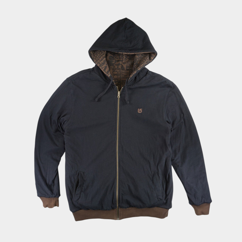 Burton Кафяв Двулицев Суичър с Цип