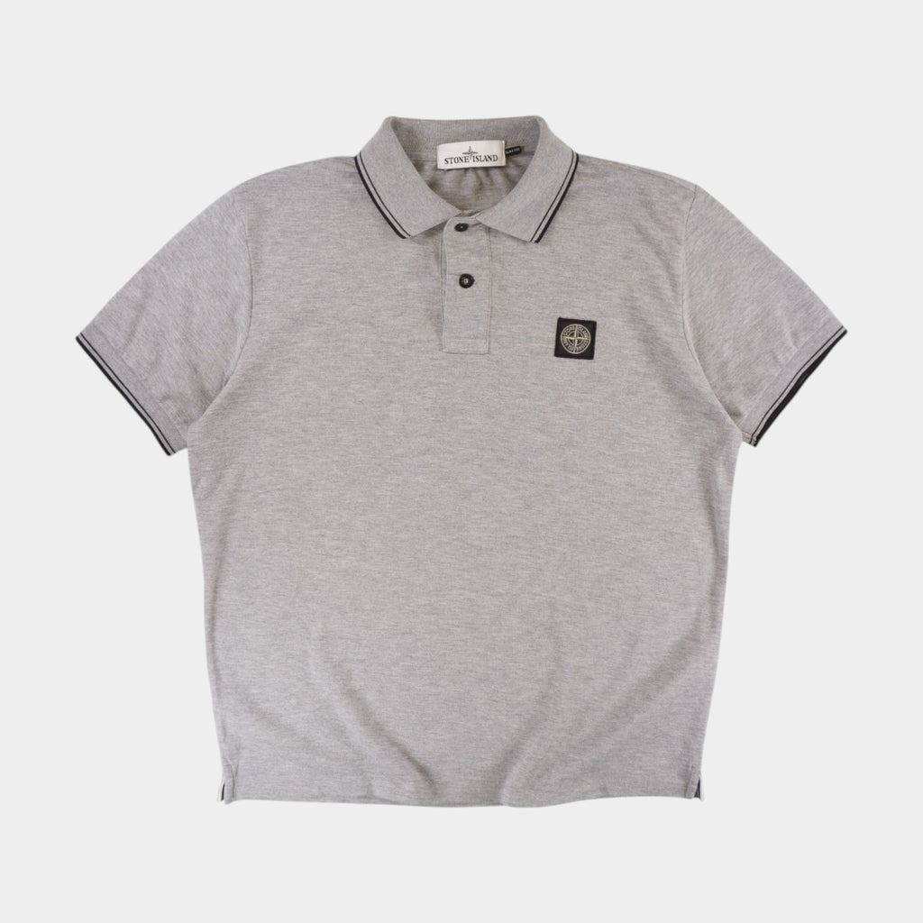 Stone Island Сива Тениска с Яка