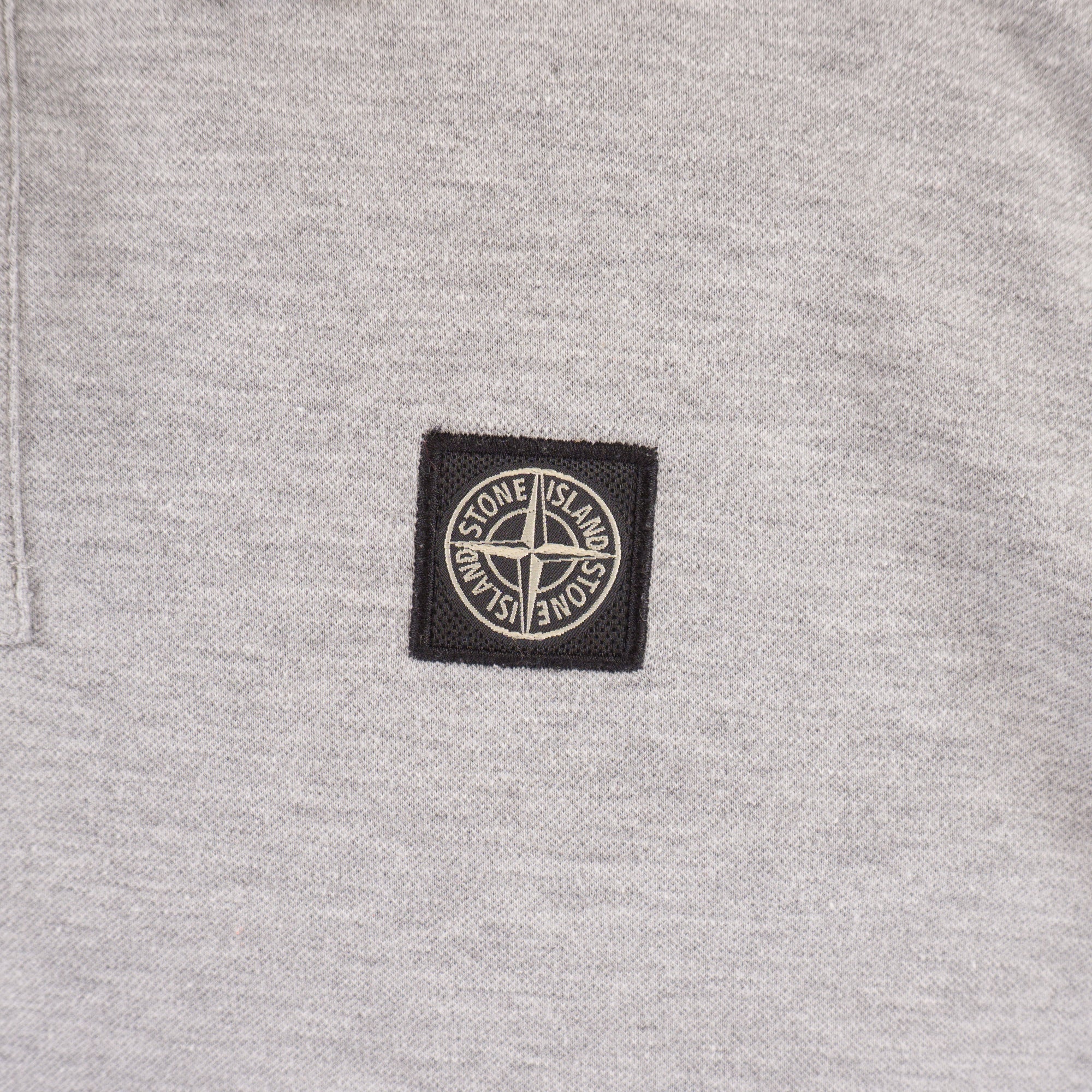Stone Island Сива Тениска с Яка