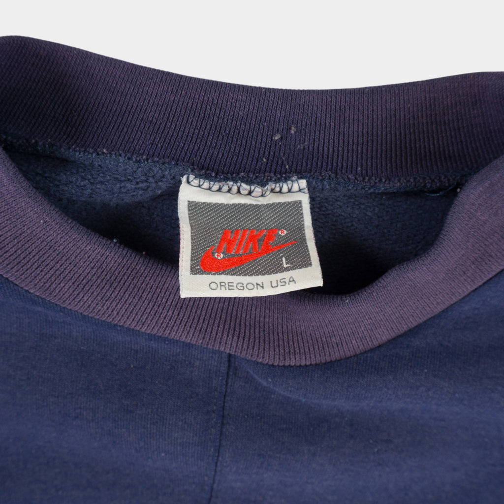 Nike Винтидж 80-те Синя Блуза