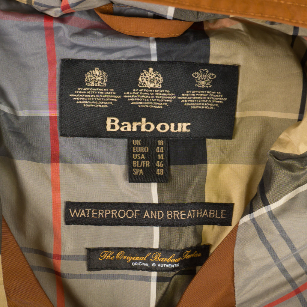 Barbour Кафяво Водоустойчиво Парка Яке