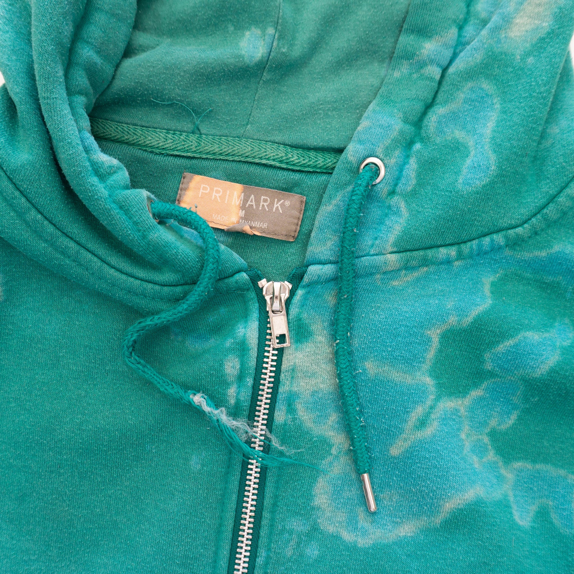 Primark Custom Bleached Суичър с Цип