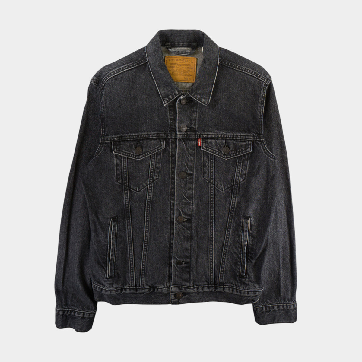 Levi’s Big E Сиво Дънково Яке