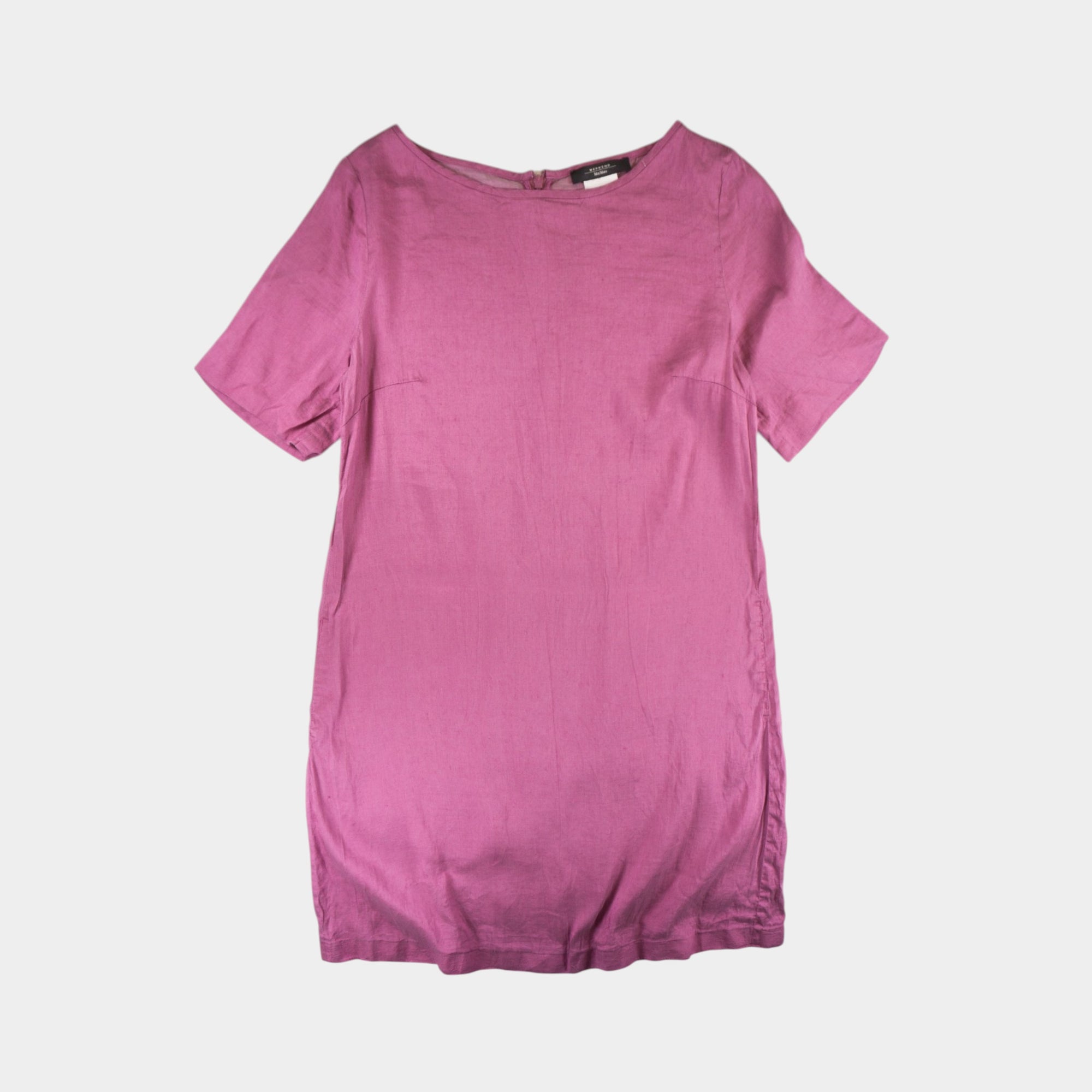 Max Mara Weekend Розова Ленена Рокля