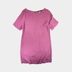 Max Mara Weekend Розова Ленена Рокля