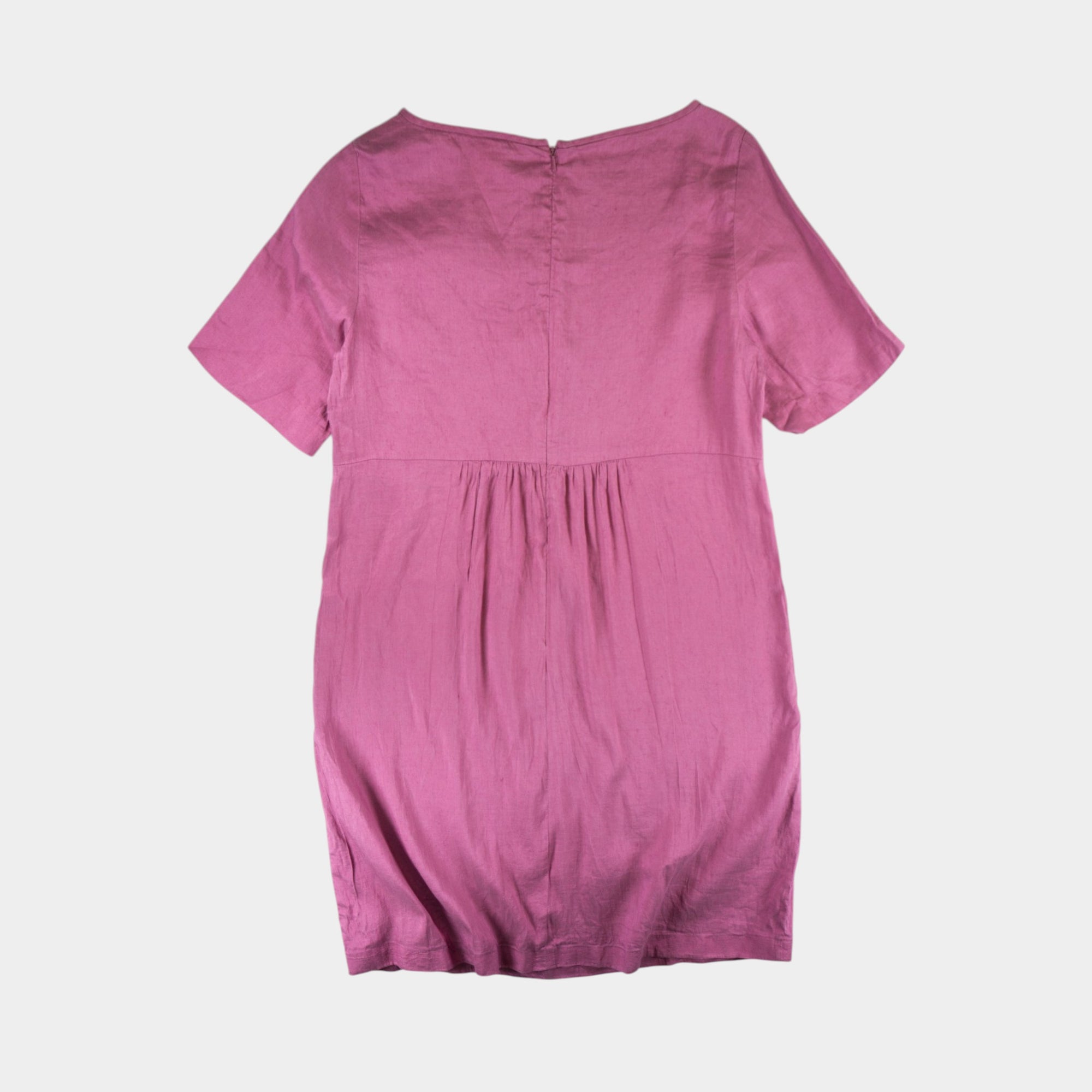 Max Mara Weekend Розова Ленена Рокля