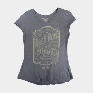 Hard Rock Couture Сива Тениска с Графика