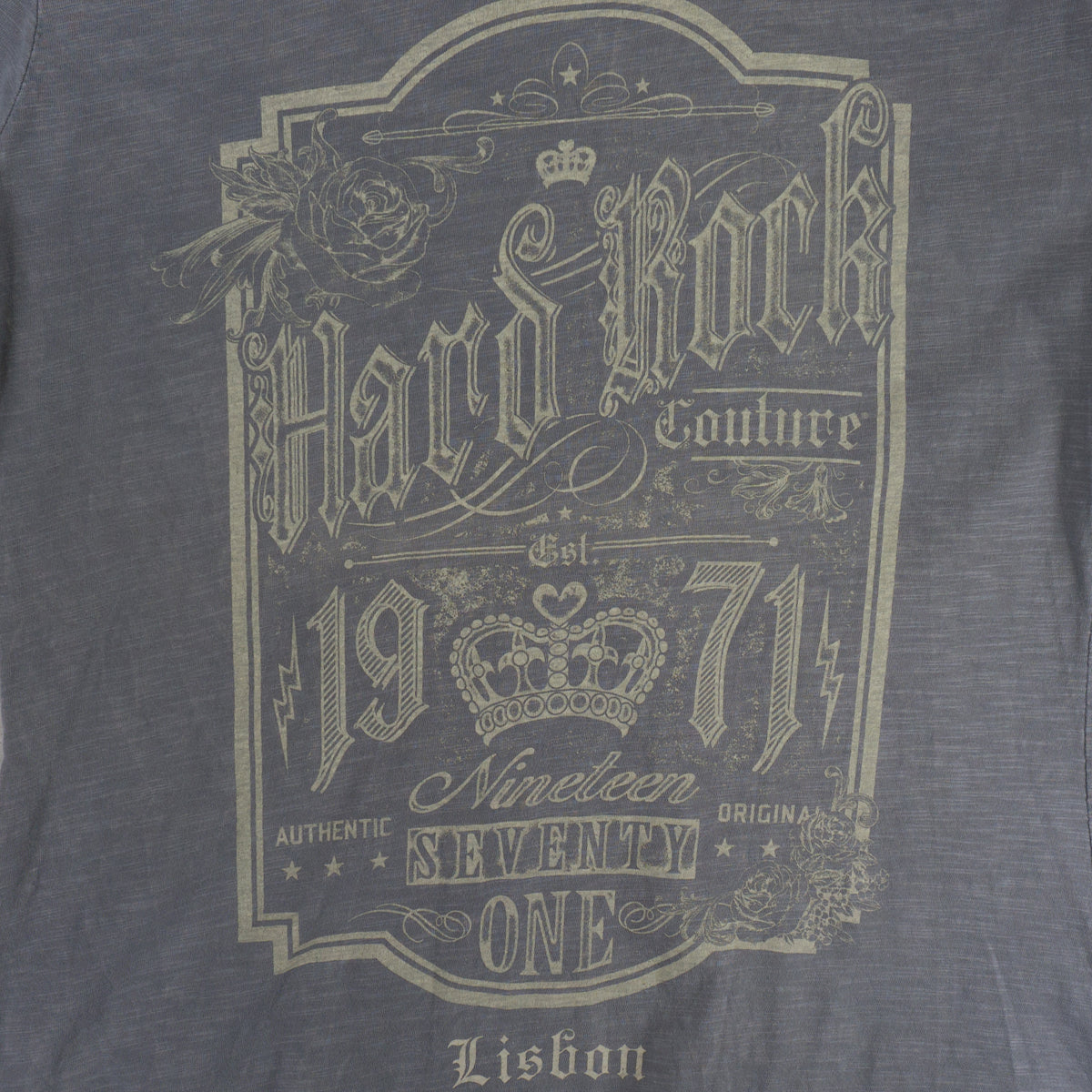 Hard Rock Couture Сива Тениска с Графика