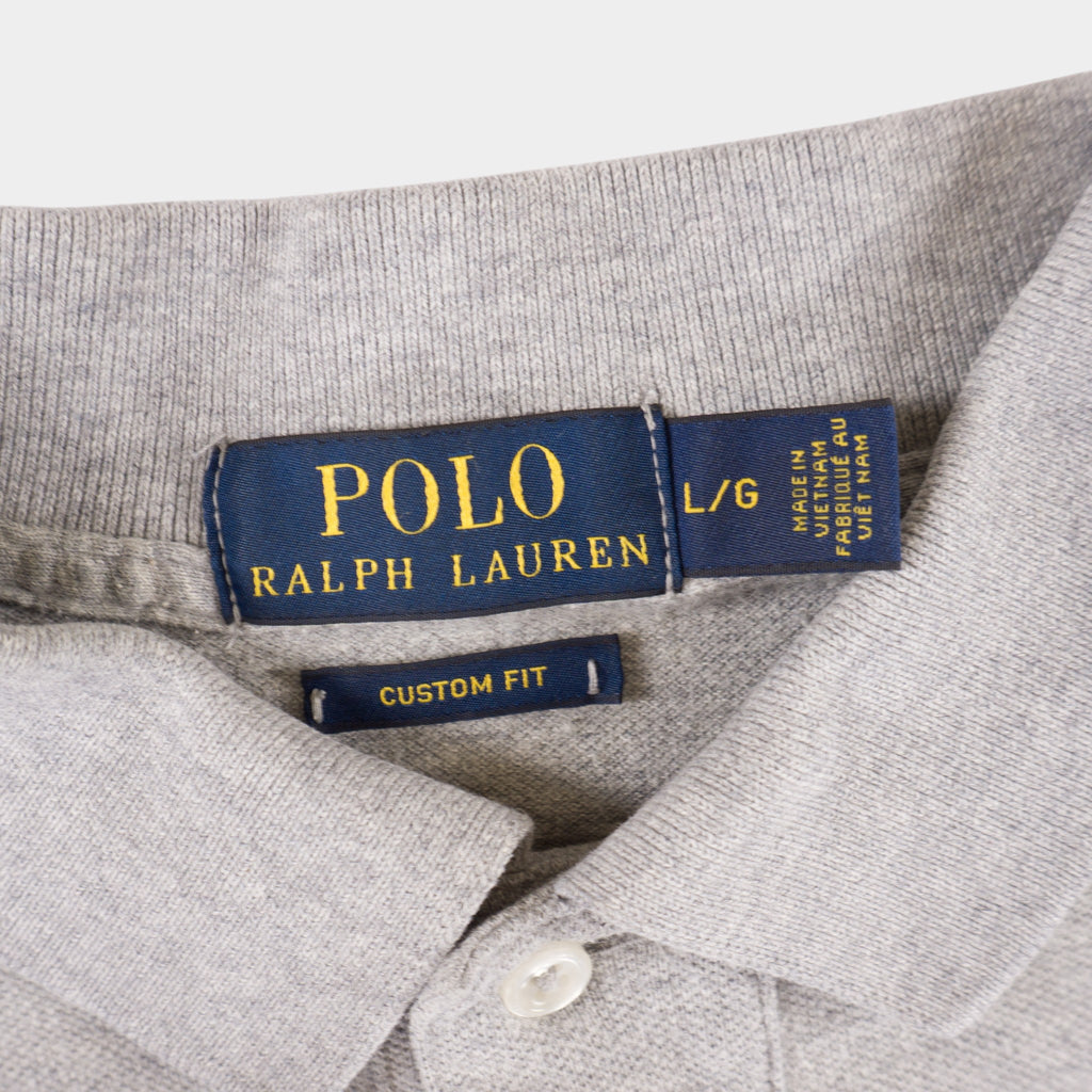 Polo Ralph Lauren Сива Тениска с Яка