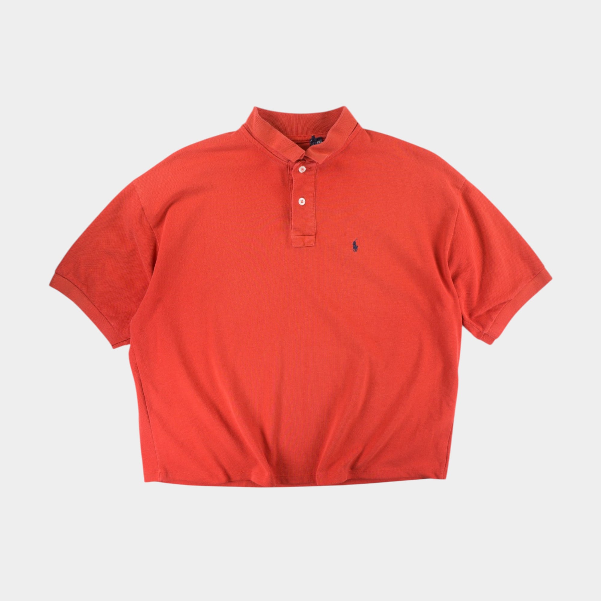 Polo Ralph Lauren Винтидж Червена Тениска с Яка