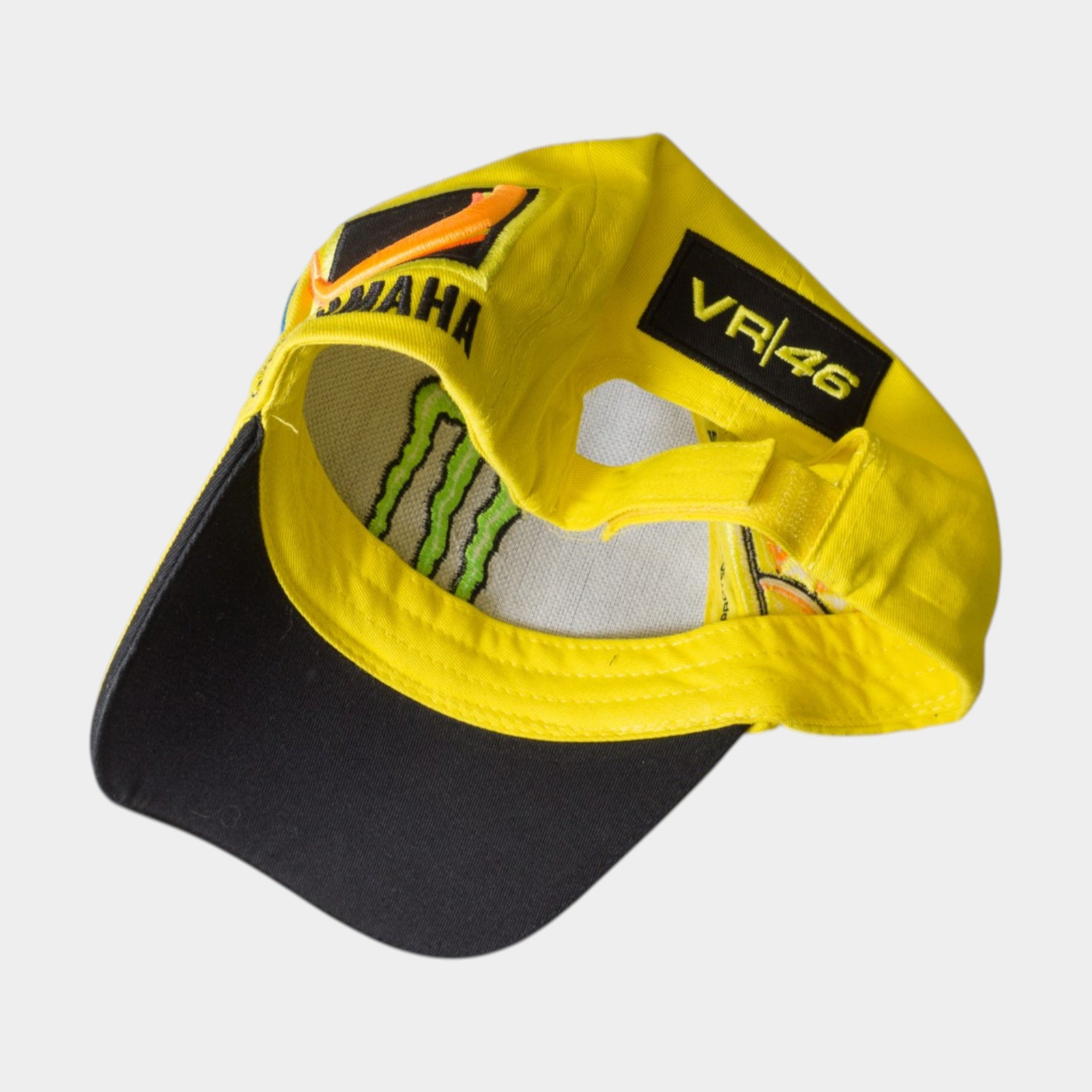 VR46 Жълто/Черна Състезателна Шапка