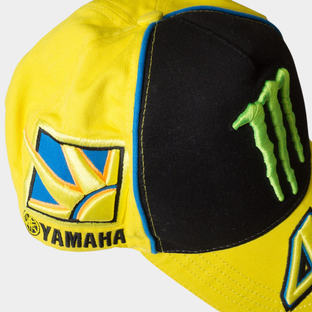 VR46 Жълто/Черна Състезателна Шапка