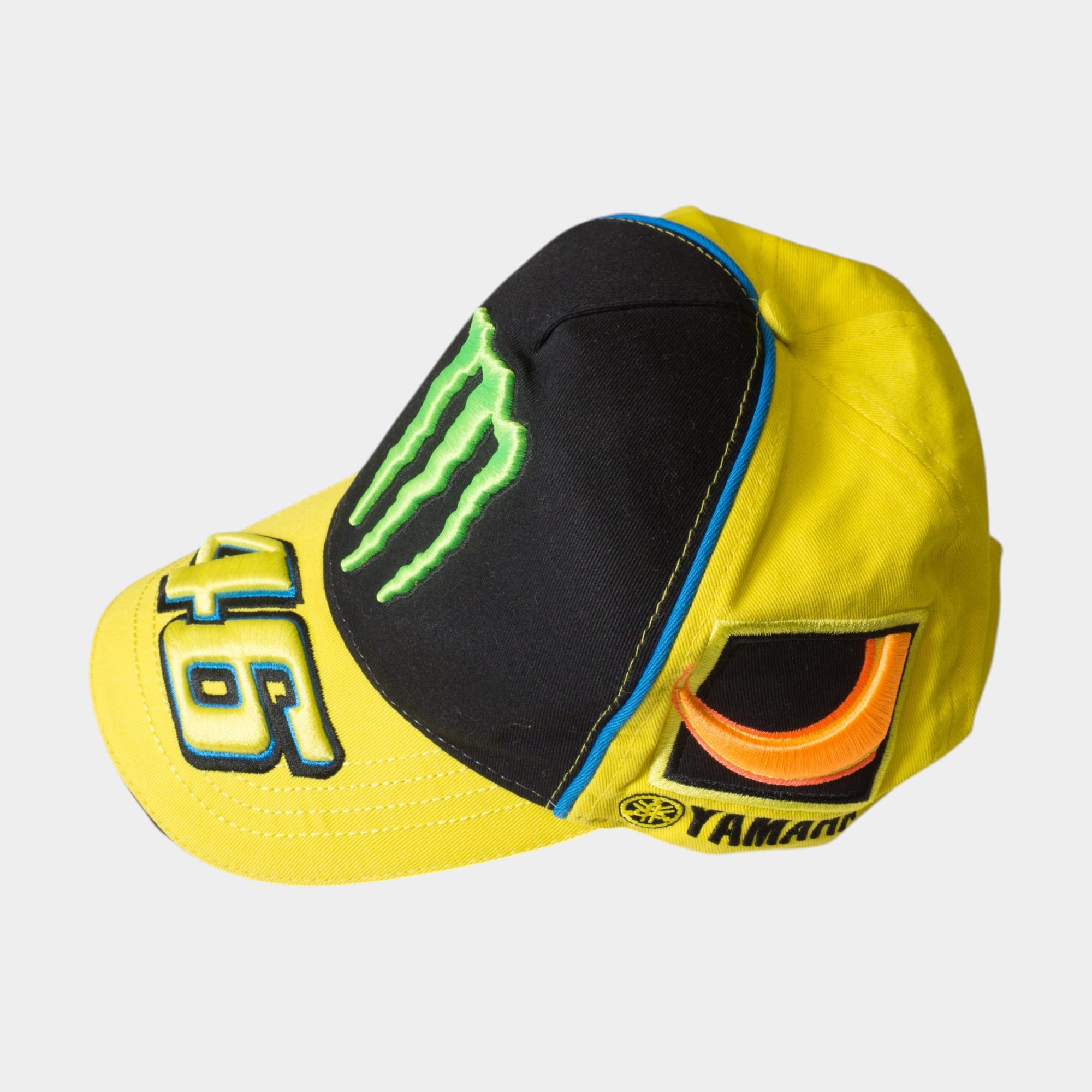 VR46 Жълто/Черна Състезателна Шапка