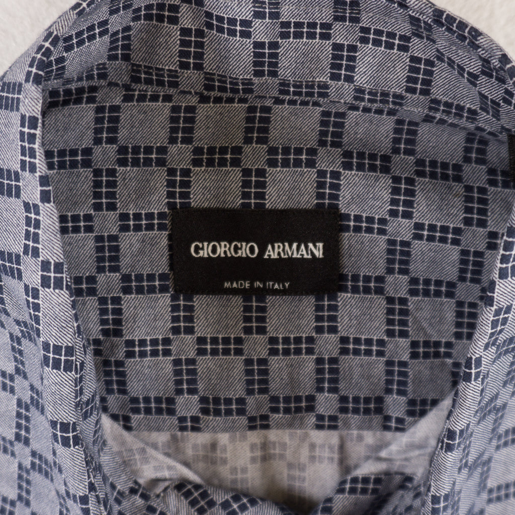 Giorgio Armani Винтидж Сива Риза