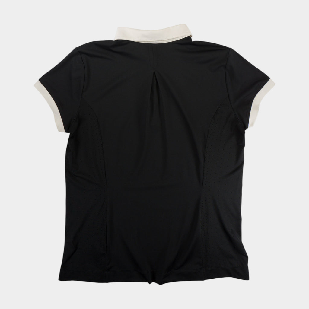 Nike Golf Dri-Fit Черна Тениска с Яка