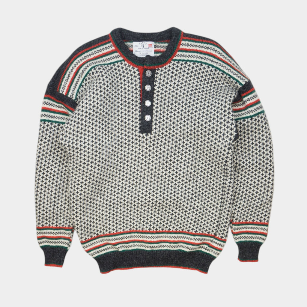 JANUS Vintage Вълнен Пуловер