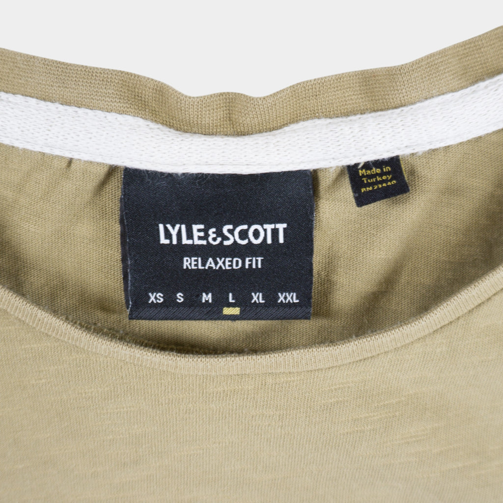 Lyle & Scott Жълта Тениска