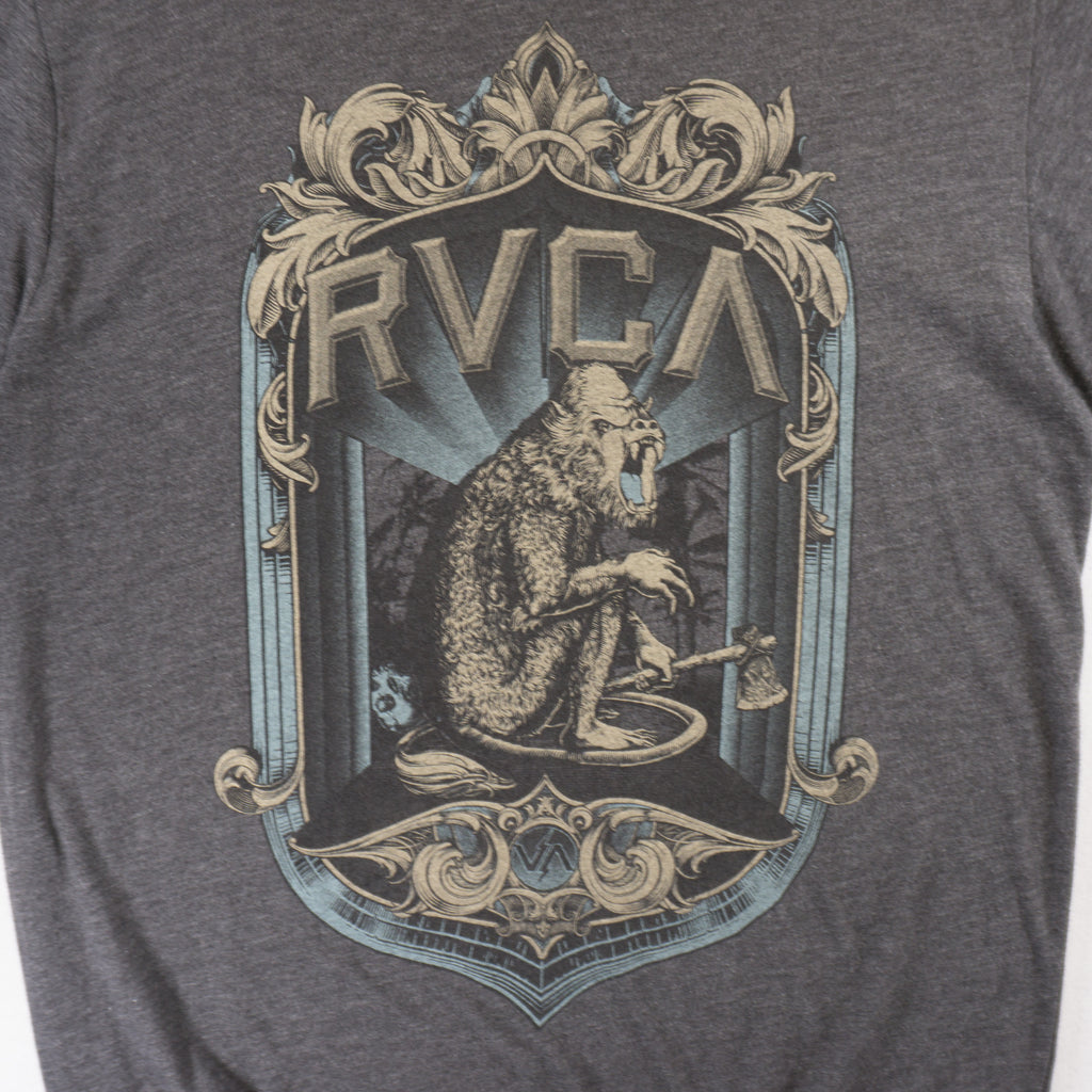 RVCA Y2K Сива Тениска с Графика